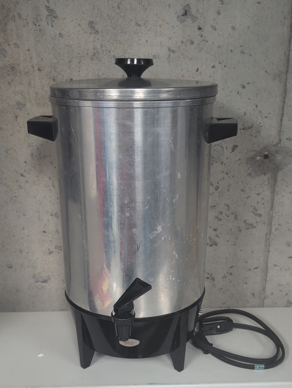 Vintage West Bend Commercial Aluminum Coffee Maker Percolator